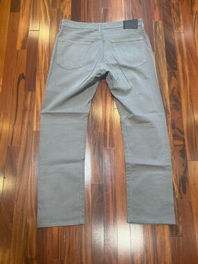 Ag Adriano Goldschmied Taupe Cotton-Blend Jeans 34/32